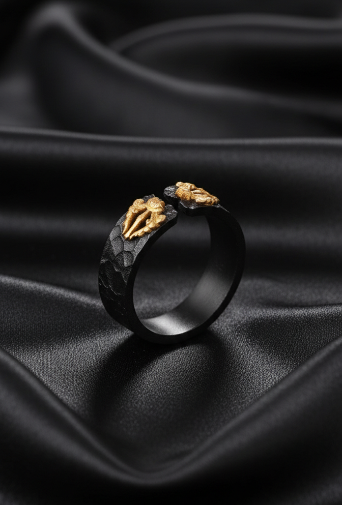 Anillo retro ajustable para moda femenina